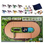 Baagialdic Photo Finish Horse Track Racing Board Game | New Fun Parlor Party Game | Original, Hand Made Edition