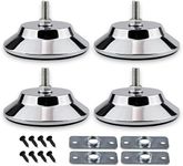 5Inch Billiard Table Feet, 4 PCS Pool Table Leg Levelers Adjustable Furniture Levelling Feet, Metal Table Leg Levelers Heavy Duty Leveling Feets, Leveling Risers for Football Table,