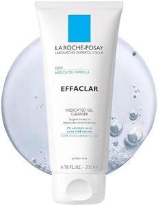 La Roche-Posay Effaclar Medicated Gel Cleanser, 2% Salicylic Acid Cleanser + LHA + Glycerin, Foaming Acne Face Wash, Helps Clear & Prevent Acne Breakouts, Oil Free, Targets Excess Oil