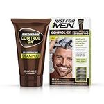 Just For Men Control GX Grey Reducing Shampoo For Grey Hair, With Coconut Oil & Aloe Vera, New Improved Formula - All Shades, 118ml, packaging may vary