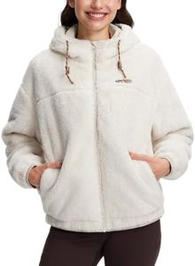 Pioneer Camp Sherpa Jacket Women Casual Winter Jackets for Women Fleece Zip Up Hoodie Fuzzy Coats Lightweight Womens Fleece Jacket