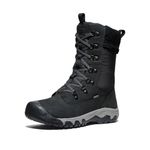 KEEN Women's Greta Tall Boot Waterproof Snow, Black1, 6 UK