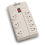 Tripp Lite 8 Outlet Surge Protector Power Strip, 8ft Cord Right Angle Plug, LIFETIME INSURANCE & $75K INSURANCE (TLP808)