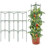 Tomato Cages for Garden, KIACFFH 3 Pack Garden Tomato Stakes Tomato Plant Support Tomato Trellis