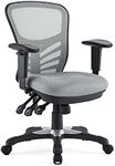 Modway EEI-757-GRY Articulate Ergonomic Mesh Office Chair in Gray