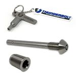Anti-Theft Lock Pin for Box Truck Overhead Roll Up Doors (without Installation Kit)