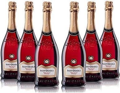 Sant'Orsola Brachetto d'Acqui DOCG Vino Espumoso Dulce Italiano - 6 Botellas X 750ml