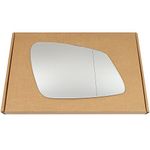 Less4spares Wing Mirror Glass Right Compatible with BMW 3 Series 2012-2019 STICK-ON Driver Off Side with Blind Spot