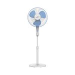 V-Guard Finesta Sts Plus 16 Inches 55Watts Pedestal Fan (White Blue)