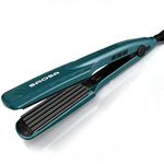 SAOSA Hair Crimper, 39mm Crimping Iron for Fluffy Hairstyle, Hair Waver Volumizing Crimper Iron with Titanium Ceramic Plates Styling Tools for Women Girls, Dual Voltage & UK Plug