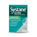Systane Hydration Eye Drops for Eyes Long-Lasting dryness Relief, Hydrating Eye Drops Eye Relief from Extended Screen Time - 10mL x 2