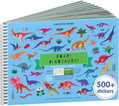 Dinosaur Stickers + Coloring Book f