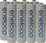 Eneloop 70-ZP2A-6D26 AAA 4th generation NiMH Pre-Charged Rechargeable 2100 Cycles Battery with Holder Pack of 8