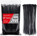 Zip Ties 8 inch (100 Pack), 40lbs T