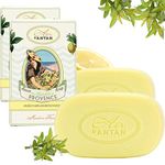 Bar Soap 2x100g PROVENCE by Un Air d'Antan® / Fragrance from South Of France: Verbena, Lemon, Bergamot/Organic Argan Oil/Paraben Free/Moisturising Soap/Body Soap/Bath Soap/Luxury Soap/Women