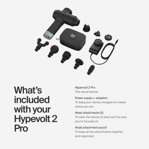 Hyperice Hypervolt 2 Pro Massage Gun – Deep Tissue Percussion Massager