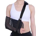 dinghaole Mesh Shoulder Sling - Adjustable Arm Brace for Torn Rotator Cuff Injury - Stabilizer for Men and Women - Immobilizer for Shower - Support for Elbow, Wrist, Thumb Injuries, Dislocation