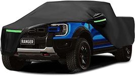 LTDNB Waterproof Car Covers Replace for 2011–2023 Ford Ranger, All Weather Custom-fit Car Cover with Zipper Door for Rain Snowproof UV Windproof Protection All Weather Car Cover