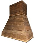 30" Castlewood Rustic Shiplap Chimn