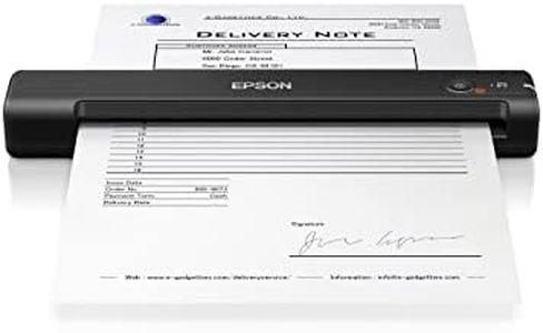 Epson Workforce ES-50 Mobile Document Scanner, Black - 10PPM - USB