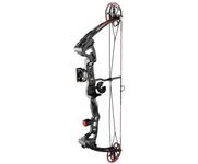 Barnett Vortex Compound Bow, 28-45lb Draw Weight, 22-27in Draw Length, Adjustable 60-70% Let Off, Hunting Bow with Brush Retainer Arrow Rest, Fast Action Quiver, 3 Pin Fiber Optic Sight, for Teens