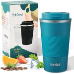 KETIEE Travel Coffee Mug Spill Proof 17oz, Insulated Coffee Mug to Go, Coffee Tumbler, Reusable Coffee Cups with Seal Lid, Vacuum Stainless Steel Coffee Travel Mugs for Hot/Ice Coffee Tea