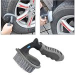 NIKAVI Rubber Car Wheel Tire Hard Brush Hub Clean Wash Useful Brush Car Truck Motorcycle Bike Washing Cleaning Tool