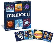 Ravensburger Space Memory Game - Engaging Cosmic Matching Game for Kids | Fun Educational Toy | Enhances Focus and Memory | Ideal Gift for Birthdays and Special Occasions | Suitable for Ages 3 and Up