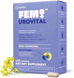 FEM Urovital Bladder Control Supplements - Overactive Bladder, Leakage & Urgency Relief - Non-Hormonal Urinary Tract Health Support for Women - 30 Capsules