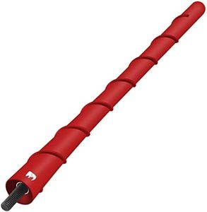 ONE250 8" inch Spiral Flexible Copper Core Antenna, Compatible with Kia - Soul (2008-2019), Rio (2001-2024), Rondo (2007-2024), Borrego, Forte - Designed for Optimized FM/AM Reception (Red)