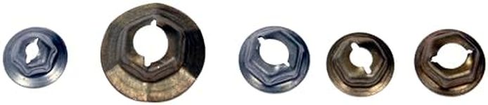 Dorman 961-330 Thread Cutting Nut Assortment - 5/32, 1/8, 3/16, 5/16, 1/4 In., 15 Piece Universal Fit