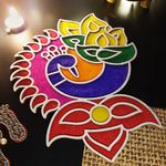 Ascension Portable Rangoli (11 inches) Stencil for Decor DIY Craft Reusable Templates for Floor Table Just Fill with Rangoli Atta or Grains for Navratri Pongal Pooja Mandir Rangoli Mats for Decoration (Design 6)