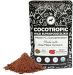 Organic Cocotropic Superfood Mushroom Hot Chocolate Mix, 16 oz | Non-GMO, Vegan, Gluten Free, Mood, Raw Cacao, Reishi Mushrooms, Chaga, Maca, Turmeric (16 Ounce (Pack of 2))