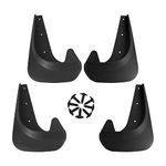 CGEAMDY 4 Pieces Car Mud Flaps Fender Splash Guards, Mudguard Fender Flares with Hardware Front and Rear, Universal Sports Mud Flaps Guards Splash, Exterior Accessories for Car Wheel Protector