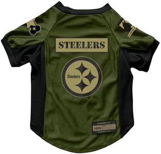 Littlearth NFL Valor Pet Stretch Jersey Pittsburgh Steelers