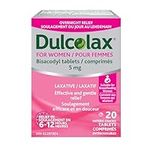 Dulcolax for Women, Bisacodyl 5mg Stimulant Laxatives for Occasional Constipation Relief, Laxative and Constipation Relief for Women, Including Those who are Breastfeeding, 20 Count