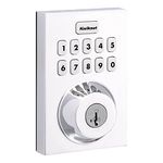 Kwikset Home Connect 620 Smart Lock Deadbolt with Z-Wave Technology, Works with Ring Alarm, Samsung Smartthings and More, Z-Wave Hub Required, Contemporary Design in Polished Chrome