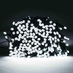 Marco Paul 300 White Christmas Lights Battery Operated Fairy Lights with Timer Function 8 Lighting Modes Christmas Tree Lights String Festive Indoor Christmas Lights Outdoor Garden Lights