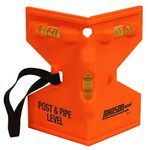 Johnson Level & Tool 175-O Orange Post & Pipe Level, 4" x 5" x 9", Orange, 1 Level