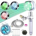 ANTOWER LED Shower Head with Handhe