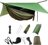 Camping Hammock with Rain Fly Tarp 