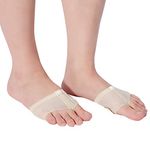 Dance Paws Pad, Foot Thongs Ballet Belly Toe Undies Half Shoes Socks Toe Undies for Kids Women and Men(S)