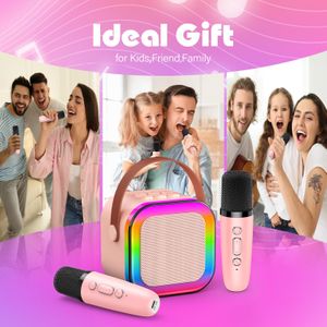 Dislocati Karaoke Machine with 2 Wireless Microphones