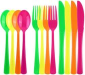 Kochorie 300 Pieces Neon Party Plas
