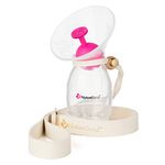 NatureBond Breastmilk Collector Saver For Breastfeeding | 100% Food Grade Silicone | Premium All-In-One Strap and Stopper