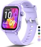 Mgaolo Kids Smart Watch,Fitness Tracker with Heart Rate Sleep Monitor for Boys Girls,Waterproof Activity Tracker Pedometer Step Counter for Android iPhone (Can be Used Without app/Phone) (Purple)