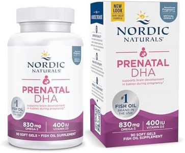 Nordic Naturals Prenatal Unflavored DHA Softgels, 830 mg, 90 Capsules