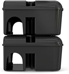 NOPE! Universal Bait Box with Key x2 | Heavy-Duty Tamper-Resistant Bait Station for Rat and Mouse | Indoor & Outdoor Use | Fits Grain or Block Bait | Weatherproof & Lockable