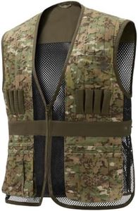VisionTac Unisex Tactical Shooting Range Vest Breathable with Movable Shoulder Pad for Skeet Trap Clay Shooting