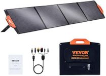 VEVOR Portable Monocrystalline Solar Panel, 200W Foldable Monocrystalline ETFE Solar Charger, 23% Efficiency Solar Panel with MC4 Output, IP67 Waterproof for Power Stations, Camping, Hiking, Off-Grid
